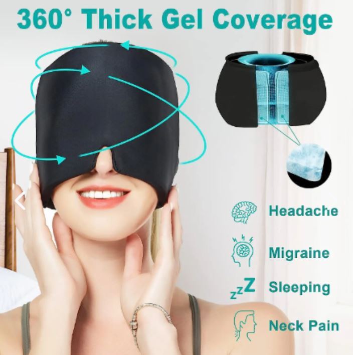 GORRO DE GEL ALIVIO DE MIGRAÑA