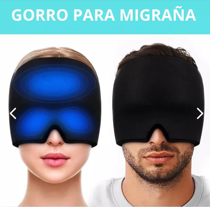 GORRO DE GEL ALIVIO DE MIGRAÑA