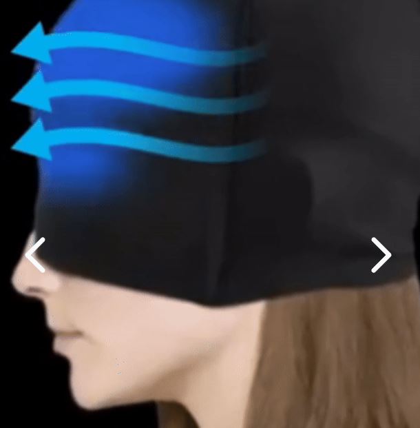 GORRO DE GEL ALIVIO DE MIGRAÑA