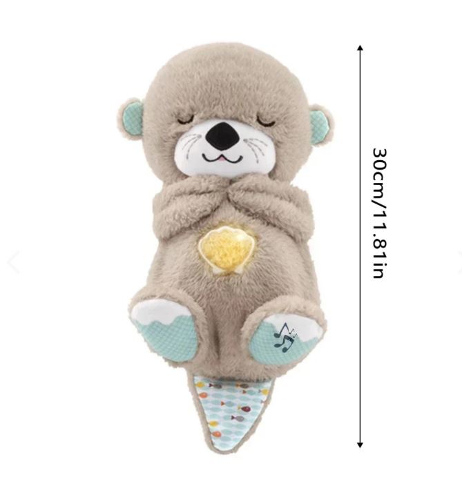 Peluche Nutria de Apego que Respira bebe