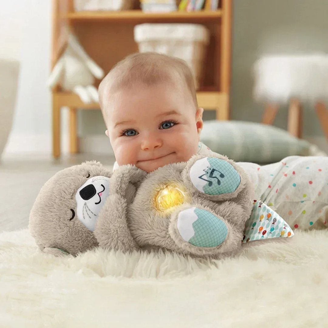 Peluche Nutria de Apego que Respira bebe