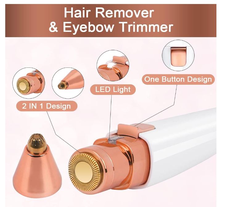 2 EN 1 depilador mujer facial portatil