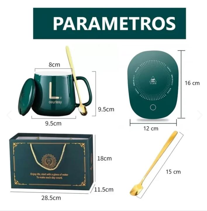 Taza con calentador