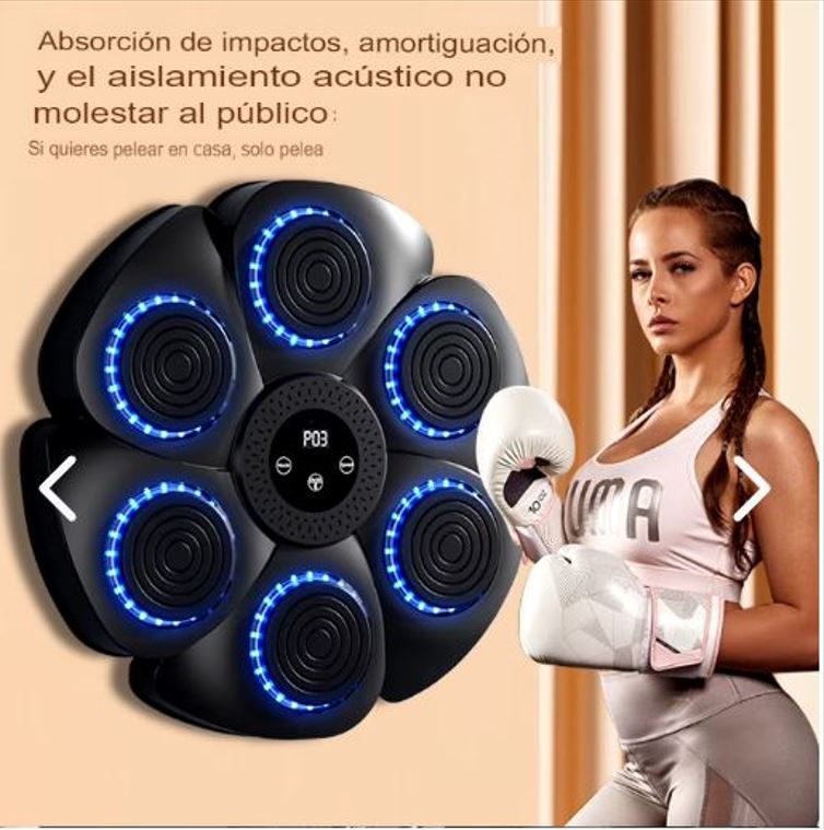 Maquina de Boxeo con Musica bluetooth