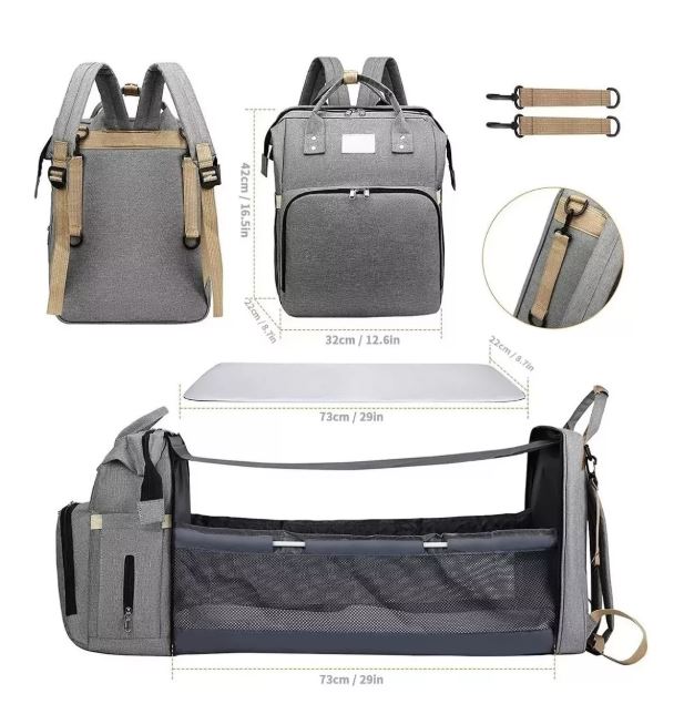 BOLSO MOCHILA CUNA MUDADOR